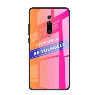 For Xiaomi Redmi K20 Shockproof PC + TPU + Glass Protective Case(Pink)