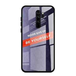 For Xiaomi Redmi Note 8 Pro Shockproof PC + TPU + Glass Protective Case(Purple)