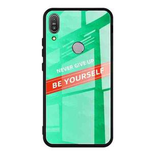 For Asus ZenFone Max Pro M1 ZB601KL Shockproof PC + TPU + Glass Protective Case(Green)