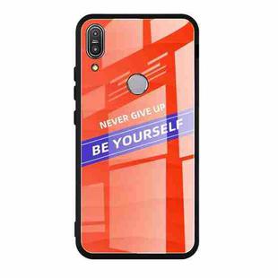 For Asus ZenFone Max Pro M1 ZB601KL Shockproof PC + TPU + Glass Protective Case(Orange)