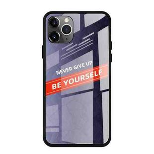 For iPhone 11 Pro Shockproof PC + TPU + Glass Protective Case(Purple)