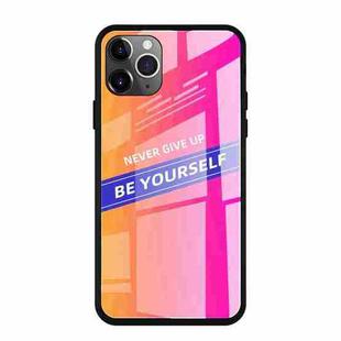 For iPhone 11 Pro Shockproof PC + TPU + Glass Protective Case(Pink)