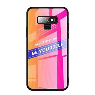 For Galaxy Note 9 Shockproof PC + TPU + Glass Protective Case(Pink)