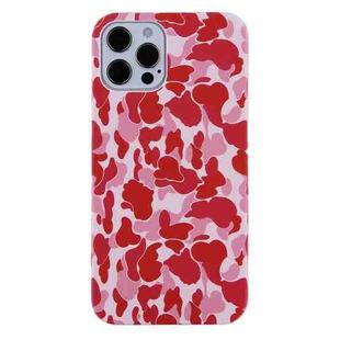 For iPhone 13 Pro Camouflage TPU Protective Case (Pink)