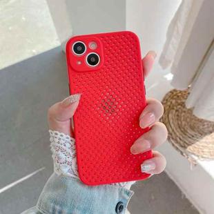 For iPhone 13 Pro Shockproof Hollow Breathe Protective Case (Red)