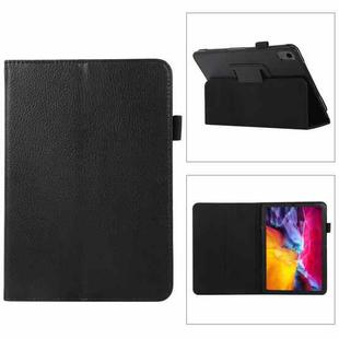 For iPad mini 6 Litchi Texture Horizontal Flip PU Leather Tablet Case with Holder(Black)