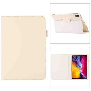 For iPad mini 6 Litchi Texture Horizontal Flip PU Leather Tablet Case with Holder(White)