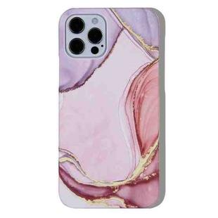 For iPhone 13 mini Marble Pattern PC Shockproof Protective Case (Rendering)