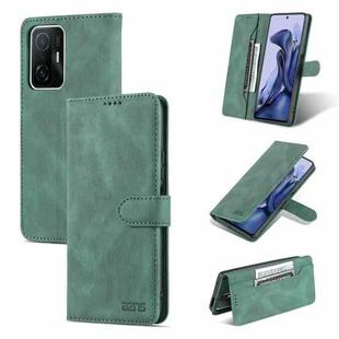 For vivo Y21 / Y33S AZNS Dream II Skin Feel PU+TPU Horizontal Flip Leather Case(Green)