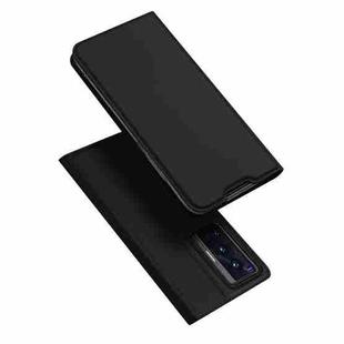 For vivo X70 Pro DUX DUCIS Skin Pro Series Horizontal Flip PU + TPU Leather Case(Black)