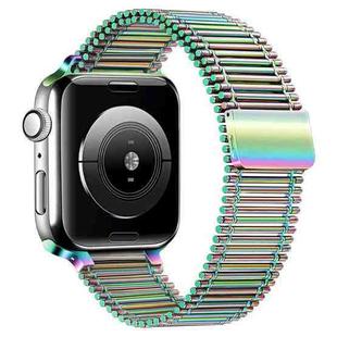 Chain Loop Steel Watch Band For Apple Watch Series 9&8&7 41mm / SE 3&SE 2&6&SE&5&4 40mm / 3&2&1 38mm(Colorful)