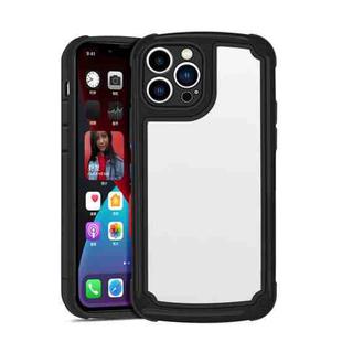 Candy Color Airbag Shockproof Hybrid Phone Case For iPhone 13(Black)