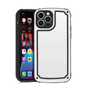 Candy Color Airbag Shockproof Hybrid Phone Case For iPhone 13(White)