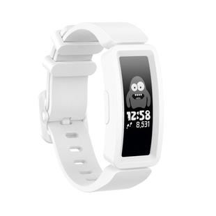 For Fitbit Inspire HR / Ace 2 Silicone Smart Watch  Watch Band(White)