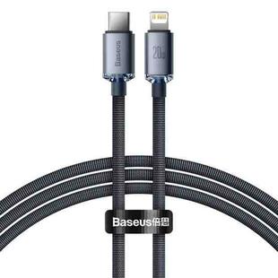 Baseus CAJY000201 Crystal Shine Series 20W USB-C / Type-C to 8 Pin Fast Charging Data Cable, Cable Length:1.2m(Black)