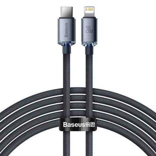 Baseus CAJY000301 Crystal Shine Series 20W USB-C / Type-C to 8 Pin Fast Charging Data Cable, Cable Length:2m(Black)