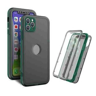 Skin Feel 360 Degrees Full Package PC + TPU Combination Phone Case For iPhone 13 Pro Max(Dark Green)