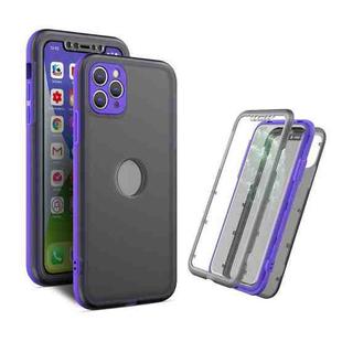 Skin Feel 360 Degrees Full Package PC + TPU Combination Phone Case For iPhone 13 Pro Max(Purple)
