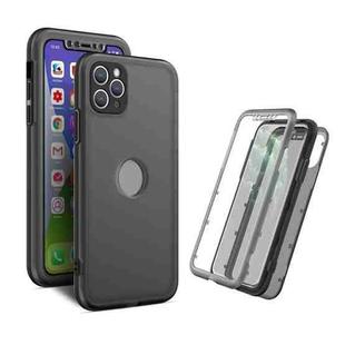 Skin Feel 360 Degrees Full Package PC + TPU Combination Phone Case For iPhone 12 Pro Max(Black)