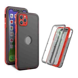 Skin Feel 360 Degrees Full Package PC + TPU Combination Phone Case For iPhone 12 Pro Max(Red)