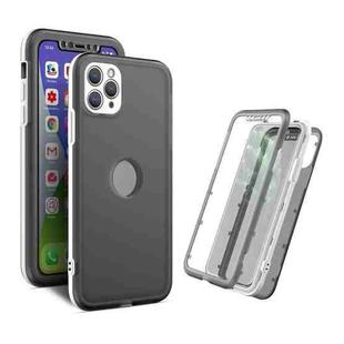 Skin Feel 360 Degrees Full Package PC + TPU Combination Phone Case For iPhone 12 Pro(Grey)