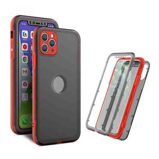 Skin Feel 360 Degrees Full Package PC + TPU Combination Phone Case For iPhone 11 Pro(Red)