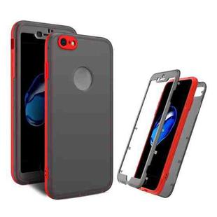 For iPhone SE 2022 / SE 2020 / 8 / 7 Skin Feel 360 Degrees Full Package PC + TPU Combination Phone Case(Red)
