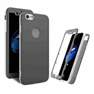 For iPhone SE 2022 / SE 2020 / 8 / 7 Skin Feel 360 Degrees Full Package PC + TPU Combination Phone Case(Grey)