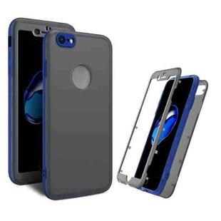 For iPhone SE 2022 / SE 2020 / 8 / 7 Skin Feel 360 Degrees Full Package PC + TPU Combination Phone Case(Blue)