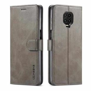 For Xiaomi Redmi Note 10 Lite LC.IMEEKE Calf Texture Horizontal Flip Phone Leather Case with Holder & Card Slots & Wallet(Grey)