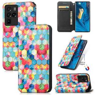 For ZTE Nubia Z30 Pro Colorful Magnetic Horizontal Flip Leather Phone Case with Holder & Card Slot & Wallet(Magic Space)