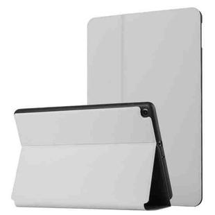 For Samsung Galaxy Tab A 8.0 2019 SM-T290/SM-T295/SM-T297 Dual-Folding Horizontal Flip Tablet Leather Case with Holder & Sleep / Wake-up Function(Grey)
