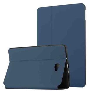 For Samsung Galaxy Tab A 10.1 T580/T585C Dual-Folding Horizontal Flip Tablet Leather Case with Holder (Royal Blue)