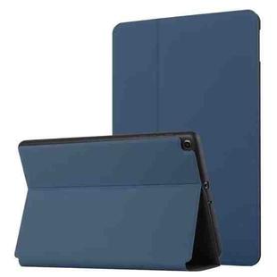 For Huawei MatePad T10 / T10s Dual-Folding Horizontal Flip Tablet Leather Case with Holder(Royal Blue)