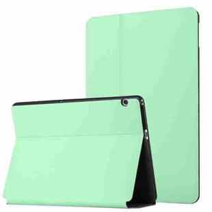 For Huawei MediaPad T3 10 Dual-Folding Horizontal Flip Tablet Leather Case with Holder(Mint Green)