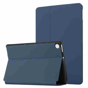 For Lenovo Tab M10 Plus TB-X606F/X606X Dual-Folding Horizontal Flip Tablet Leather Case with Holder(Royal Blue)
