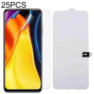 For Xiaomi Poco M3 Pro 25 PCS Full Screen Protector Explosion-proof Hydrogel Film