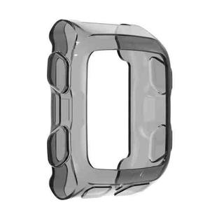 For Garmin Forerunner 920XT TPU Half-pack Candy Color Protective Case(Transparent Black)