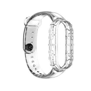 For Xiaomi Mi Band 6 & 5 / Amazfit Band 5 Universal TPU Integrated Watch Band(Transparent)