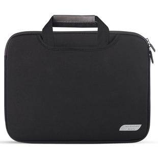 For 11 inch / 12 inch Laptops Diving Fabric Laptop Handbag(Black)