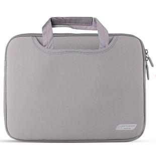 For 13 inch Laptops Diving Fabric Laptop Handbag(Grey)