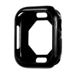 Eight Sides Candy Colors TPU Shockproof Protective Case For Apple Watch Series 8 / 7 41mm(Black)