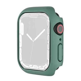 Shockproof TPU Protective Case For Apple Watch Series 9 / 8 / 7 41mm(Lake Green)
