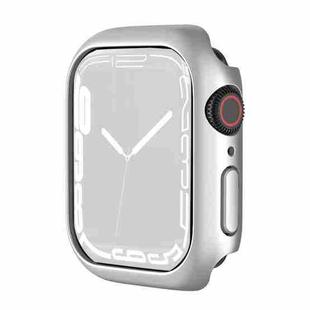 Shockproof TPU Protective Case For Apple Watch Series 9 / 8 / 7 41mm(Silver)