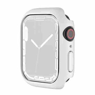 Shockproof TPU Protective Case For Apple Watch Series 9 / 8 / 7 45mm(White)