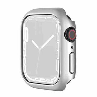 Shockproof TPU Protective Case For Apple Watch Series 9 / 8 / 7 45mm(Silver)