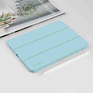 For iPad mini 6 Mutural Pinyue Series Horizontal Flip Tablet Case with Holder & Pen Slot & Sleep / Wake-up Function(Sky Blue)