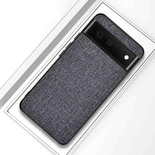 For Google Pixel 6 Pro Shockproof Cloth Texture PC+ TPU Protective Case(Grey)