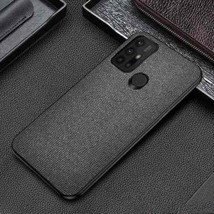 For Motorola Moto G30 Shockproof Cloth Texture PC + TPU Protective Case(Black)