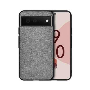 For Google Pixel 6 Shockproof Cloth Texture PC + TPU Protective Case(Grey)